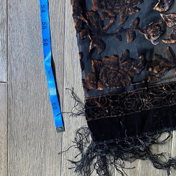 Vintage Silk Floral Scarf - Picture 8 of 11